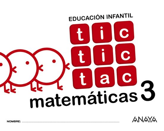 Tic Tic Tac Matemáticas 3 Educacion Infantil 5 Años Mec
