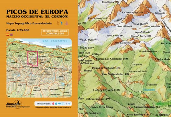 Picos De Europa 1:25.000