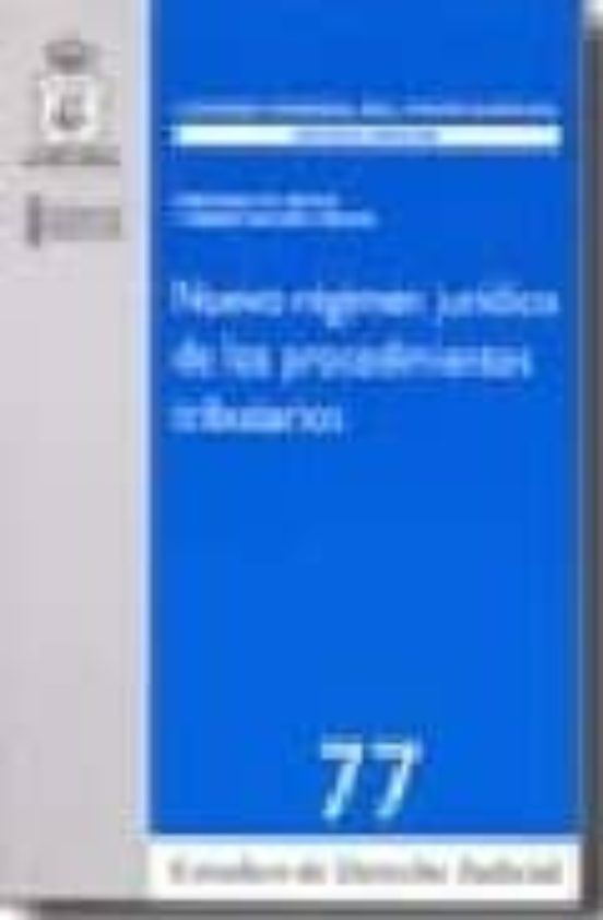 Nuevo Regimen Juridico De Los Procedimientos Tributarios