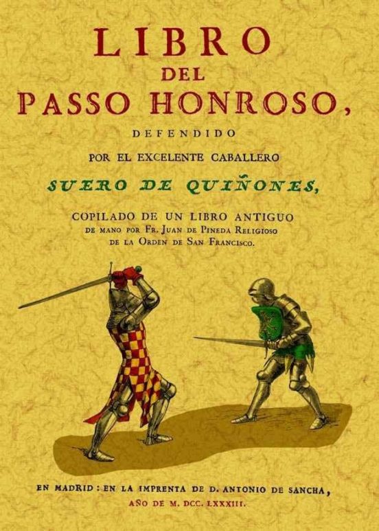 Libro Del Passo Honroso