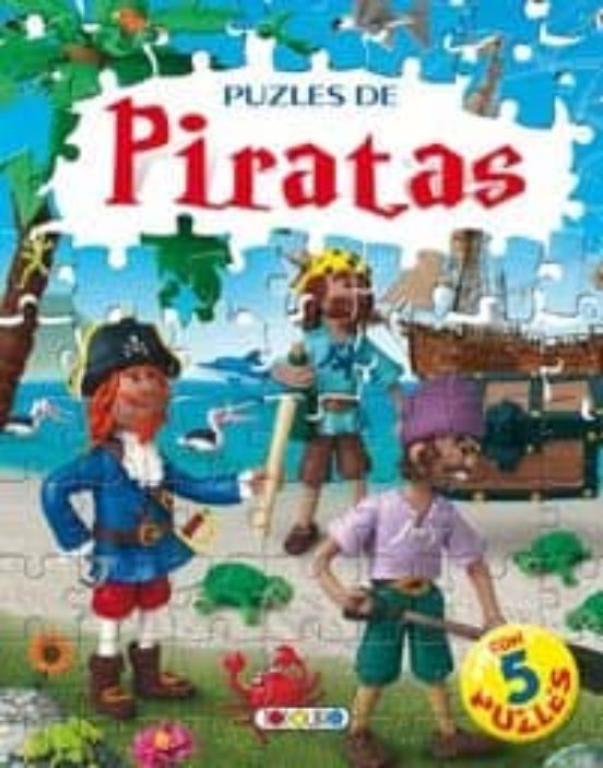 Libro Puzle De 24 Piezas: Puzles De Piratas