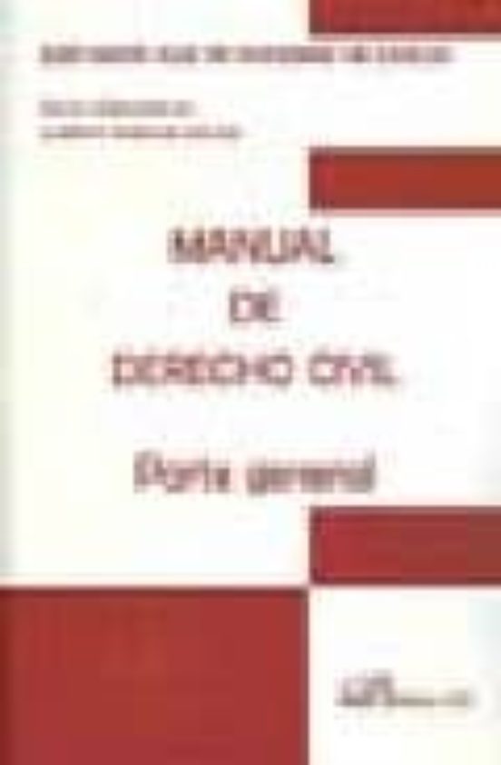 Manual de Derecho Civil. Parte General