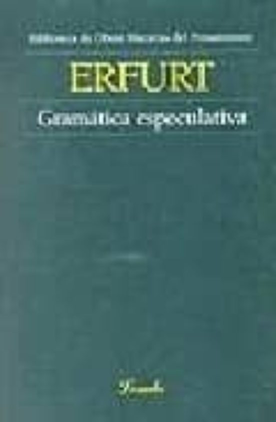 Gramatica Especulativa