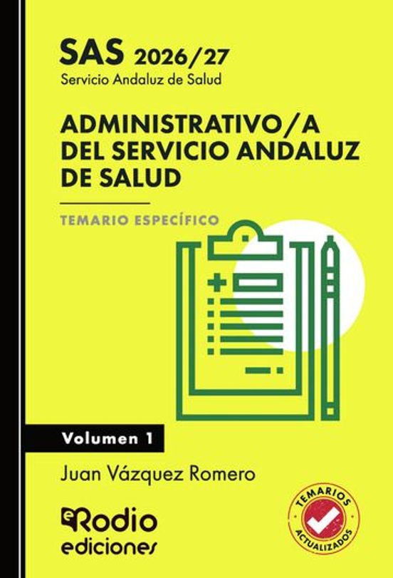 Administrativo/a del Servicio Andaluz de Salud. Sas 2026/27. Tema Rio