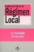 LEGISLACION BASICA DE REGIMEN LOCAL (14ª ED.) de SORIANO GARCIA, J.E.  ROMERO REY, CARLOS 