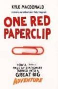 ONE RED PAPERCLIP di MCDONALD, KYLE 