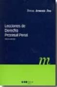 LECCIONES DE DERECHO PROCESAL PENAL. di ARMENTA DEU, TERESA 