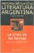 HISTORIA CRITICA DE LA LITERATURA ARGENTINA V de JITRIK, NOE  RUBIONE, ALFREDO 