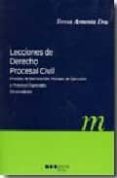 LECCIONES DE DERECHO PROCESAL CIVIL. PROCESO DE DECLARACION. de ARMENTA DEU, TERESA 