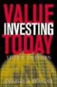 VALUE INVESTING TODAY (THIRD EDITION) di BRANDES, CHARLES 