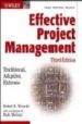 EFFECTIVE PROJECT MANAGEMENT: TRADITIONAL, ADAPTATIVE, EXTREME (3RD ED) (+CD) di WYSOCKI, ROBERT K. 