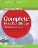 COMPLETE FIRST CERTIFICATE: WORKBOOK WITH ANSWERS AND AUDIO CD di VV.AA. 