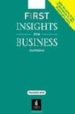 FIRST INSIGHTS INTO BUSINESS. TEACHER S BOOK de ROBBINS, SUE 