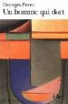UN HOMME QUI DORT de PEREC, GEORGES 