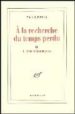 LE COTE DE GUERMANTES (A LA RECHERCHE DU TEMPS PERDU, VOL. III) de PROUST, MARCEL 