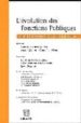 L EVOLUTION DES FONCTIONS PUBLIQUES di VV.AA. 