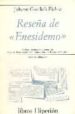 RESEA DE ENESIDEMO de FICHTE, JOHANN GOTTLIEB 