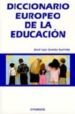 DICCIONARIO EUROPEO DE LA EDUCACION de GARCIA GARRIDO, JOSE LUIS 