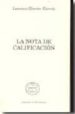 NOTA DE CALIFICACION de GARCIA, LORENZO 