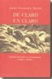 DE CLARO EN CLARO: UNA LECTURA DE EL QUIJOTE de FERNANDEZ MARTIN, JAIME 