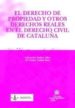 EL DERECHO DE PROPIEDAD Y OTROS DERECHOS REALES EN EL DERECHO CIV IL DE CATALUA di PADIAL ALBAS, ADORACION  TOLDRA ROCA, M DOLORS 