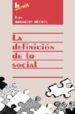 LA DEFINICION DE LO SOCIAL de RECASENS SICHES, LUIS 