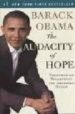 THE AUDACITY OF HOPE de OBAMA, BARACK 