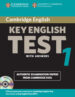 CAMBRIDGE KEY ENGLISH TEST 1(STUDENT BOOK WITH ANSWERS AND AUDIO CD (2)) di VV.AA. 