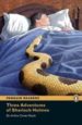 PENGUIN READERS LEVEL 4 THREE ADVENTURES OF SHERLOCK HOLMES (LIBRO + CD) de DOYLE, ARTHUR CONAN 