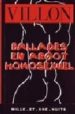 BALLADES EN ARGOT HOMOSEXUEL di VILLON, FRANOIS 