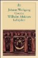 WILHELM MEISTERS LEHRJAHRE de GOETHE, JOHANN WOLFGANG VON 