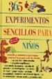 365 EXPERIMENTOS SENCILLOS PARA NIOS di CHURCHILL, RICHARD 