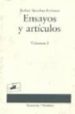 ENSAYOS Y ARTICULOS (T.2) de SANCHEZ FERLOSIO, RAFAEL 