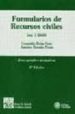 FORMULARIOS DE RECURSOS CIVILES (LEY 1/2000) (2 ED.) de RODA ORUE, LEOPOLDO  DORADO PICON, ANTONIO 