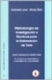 METODOLOGIA DE INVESTIGACION Y TECNICAS PARA LA ELABORACION DE TE SIS di VV.AA. 