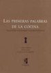 LAS PRIMERAS PALABRAS DE LA COCINA di VV.AA. 