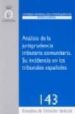 ANALISIS DE LA JURISPRUDENCIA TRIBUTARIA COMUNITARIA di MARTINEZ MICO, JUAN 