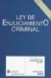 LEY DE ENJUICIAMIENTO CRIMINAL (LEY 06) di VV.AA. 