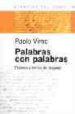 PALABRAS CON PALABRAS: PODERES Y LIMITES DEL LENGUAJE di VIRNO, PAOLO 