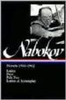 NOVELS, 1955-1962 LOLITA; PNIN; PALE FIRE; LOLITA: A SCREENPLAY di NABOKOV, VLADIMIR 