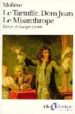 LE TARTUFFE; DON JUAN; LE MISANTHROPE de MOLIERE 