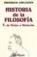 DE FICHTE A NIETZSCHE (T.7) (4ª ED.) de COPLESTON, FREDERICK 