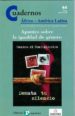 CUADERNOS AFRICA AMERICA LATINA 44: APUNTES SOBRE LA IGUALDAD DE GENERO di VV.AA. 