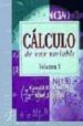 CALCULO DE UNA VARIABLE (VOL. 1) di BRADLEY, GERALD L.  SMITH, KARL J. 