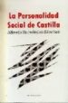 LA PERSONALIDAD SOCIAL DE CASTILLA de HERNANDEZ SANCHEZ, ALFREDO 