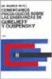 COMENTARIOS PSICOLOGICOS SOBRE LAS ENSEANZAS DE GURDJIEFF Y OUSPENSKY TOMO I de NICOLL, MAURICE 