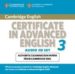 CAMBRIDGE CERTIFICATE IN ADVANCED ENGLISH 3 FOR UPDATED EXAM. AUD IO CDS (2) di VV.AA. 