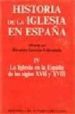 LA IGLESIA EN LA ESPAA DE LOS SIGLOS XVII Y XVIII di MESTRE SANCHIS, ANTONIO 