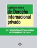 LEGISLACION BASICA DE DERECHO INTERNACIONAL PRIVADO (21 ED) di BORRAS RODRIGUEZ, ALEGRIA 