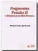 FRAGMENTOS PENALES II: ENSAYOS Y ESCRITOS BREVES de COBO DEL ROSAL, MANUEL 